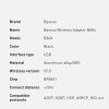 Baseus BA04 mini Bluetooth 5.0 adapter USB vevő (fekete)