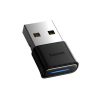 Baseus BA04 mini Bluetooth 5.0 adapter USB vevő (fekete)