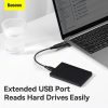 Baseus Ingenuity USB-C – USB-A OTG adapter (Fekete)