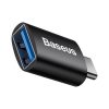 Baseus Ingenuity USB-C – USB-A OTG adapter (Fekete)
