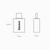 Baseus Ingenuity USB-C – USB-A OTG adapter (Kék)