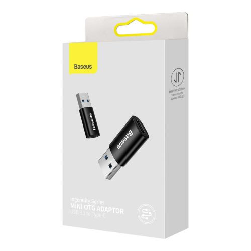 Baseus Ingenuity USB-A – USB-C OTG adapter (Fekete)