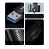 Baseus Ingenuity USB-A – USB-C OTG adapter (Fekete)