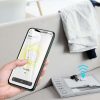 Baseus T2mini Bluetooth nyomkövető, zsinórral (fehér)