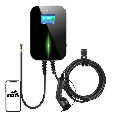 Besen BS20 22kW elektromos autótöltő fali kivitelben, APP vezérléssel
