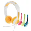 BuddyPhones School+ vezetékes fejhallgató gyerekeknek (sárga)