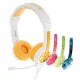 BuddyPhones School+ vezetékes fejhallgató gyerekeknek (sárga)