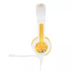 BuddyPhones School+ vezetékes fejhallgató gyerekeknek (sárga)