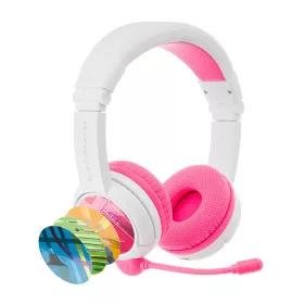  BuddyPhones School+ vezeték nélküli fejhallgató gyerekeknek (rózsaszín)