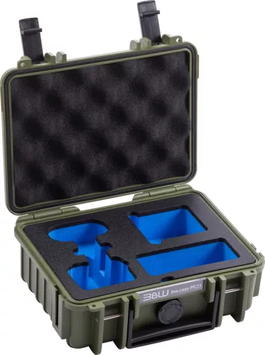 BW Outdoor Action Case Type PP.23 Insta360 GO3/GO3S akciókamera koffer - bronzzöld