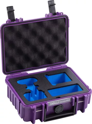 BW Outdoor Action Case Type PP.23 Insta360 GO3/GO3S akciókamera koffer - lila