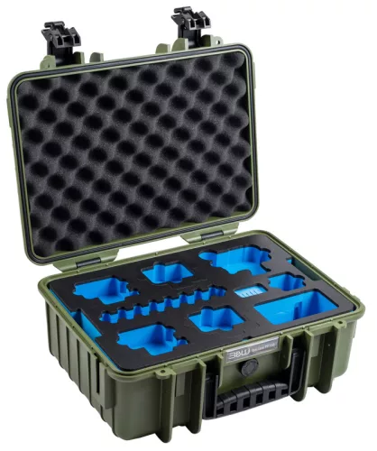 BW Outdoor Action Case PP.166 I GoPro HERO 9-13 akciókamera koffer - bronzzöld