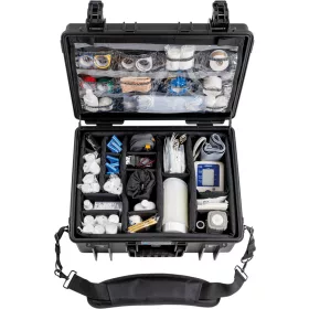   BW Outdoor Cases 6000 orvosi sürgősségi Kit kemény védőtáska, fekete
