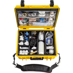   BW Outdoor Cases 6000 orvosi sürgősségi Kit kemény védőtáska, sárga
