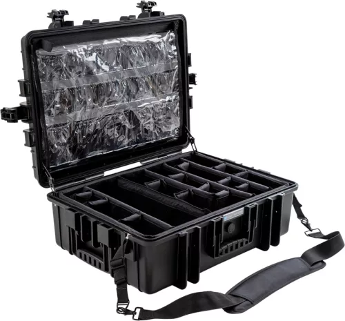 BW Outdoor Cases 6500 orvosi sürgősségi Kithez, fekete