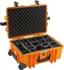 BW Outdoor Cases 6700 keménytok, narancssárga, elválasztó rendszerrel