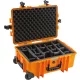 BW Outdoor Cases 6700 keménytok, narancssárga, elválasztó rendszerrel