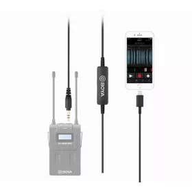   BOYA 35C-L 3.5mm Jack (Male) – iOS Lightning (Male) Audio adapter, átalakító kábel