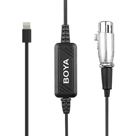   BOYA BY-BCA7 XLR - Apple Lightning (iOS) Átalakító-Adapter