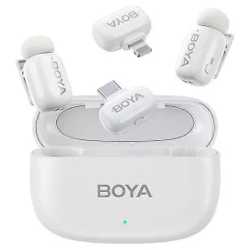 Boya Mini-03 Vezeték Nélküli Mikrofonrendszer - Fehér