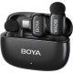 Boya Mini-14 Ultracompact 2.4GHz Vezeték Nélküli Mikrofon (USB-C) | 2+1 (Fekete)