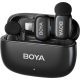 Boya Mini-14 Ultracompact 2.4GHz Vezeték Nélküli Mikrofon (Apple Lightning) | 2+1 (Fekete)