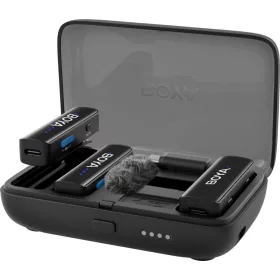   BOYALINK V2.0 All-in-one 2.4GHz Vezeték nélküli Mikrofon Kit (USB-C & 3,5mm Jack Android PC csatlakozás)| 2+1