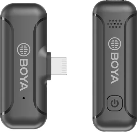 Boya BY-WM3T2-D2 2,4 GHz mini vezeték nélküli mikrofonrendszer iOS eszközökhöz