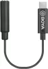 BOYA BY-K4 3.5mm TRS Jack (Female) – USB-C (Type-C Male) Audio adapter, átalakító kábel