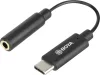 BOYA BY-K4 3.5mm TRS Jack (Female) – USB-C (Type-C Male) Audio adapter, átalakító kábel