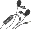 BOYA BY-M1DM Dual Lavalier Mikrofon - 4m Csíptetős mikrofon