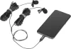 BOYA BY-M3D Dual-Lavalier USB-C Kettős Mikrofon - Android/ USB Type-C Csíptetős mikrofon