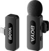 BOYA BY-V1 Ultra-kicsi 2.4GHz Vezeték nélküli Mikrofon Kit (Apple iOS/ iPhone Lightning)  v2.0 | 1+1
