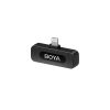 BOYA BY-V2 Ultra-kicsi 2.4GHz Vezeték nélküli Mikrofon Kit (Apple iOS/ iPhone Lightning) v2.0 | 2+1