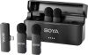 BOYA BY-V4 Ultra-kicsi 2.4GHz Vezeték nélküli Mikrofon Kit (USB) | 4+1