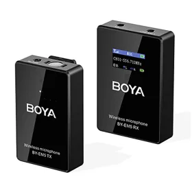   BOYA BY-WM3T-D2 2.4GHz Vezeték nélküli Mini Mikrofon Kit (Jack 3.5mm) | 2+1