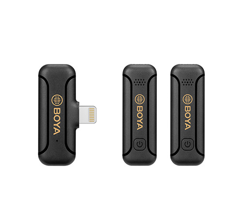 BOYA BY-WM3T2-D2 2.4GHz Vezeték nélküli Mikrofon Kit (Apple Lightning) v2.0 | 2+1
