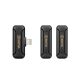 BOYA BY-WM3T2-D2 2.4GHz Vezeték nélküli Mikrofon Kit (Apple Lightning) v2.0 | 2+1