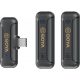 BOYA BY-WM3T2-U2 2.4GHz Vezeték nélküli Mikrofon Kit (USB-C / PC-Android) v2.0| 2+1