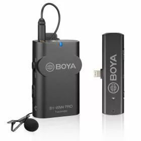   BOYA BY-WM4 PRO-K3 2.4GHz iOS Vezeték nélküli Mikrofon Kit (Apple iOS/ iPhone Lightning csatlakozóval) | 1+1