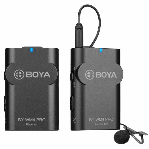 BOYA BY-WM4 PRO-K1 2.4GHz Vezeték nélküli Mikrofon Kit | 1+1