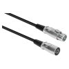 BOYA XLR M - XLR F Mikrofon Kábel - fekete