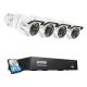 ZOSI C105 IP Kamera Rendszer- 4db WiFi 8MP + NVR 8ch + 2TB HDD