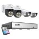 ZOSI 5MP WiFi IP Biztonsági Kamera (2db) + NVR + 2TB HDD