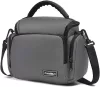 CaDen D11-S Fotós Válltáska - 6L Vízálló kamera táska (Szürke)