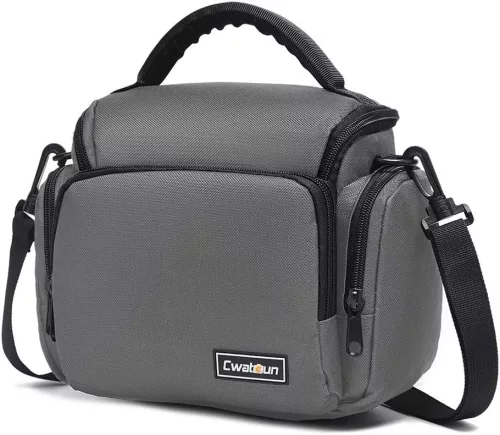 CaDen D11-S Fotós Válltáska - 6L Vízálló kamera táska (Szürke)