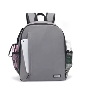   CaDen D6-2S Fotós Hátizsák - 12L Vízálló kamera táska (Szürke)