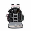 CaDen D6-4L Fotós Hátizsák - 18L Vízálló kamera táska (Fekete)