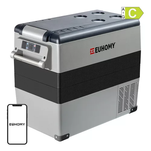 Euhomy 55L Autós Hűtőszekrény Kompresszoros Hűtéssel(53612)
