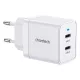 Choetech 40W dupla USB-C PD hálózati töltő (Q5006)